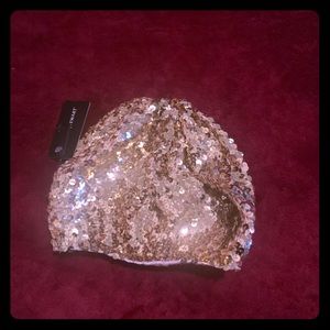 Ashley Stewart sequin hat